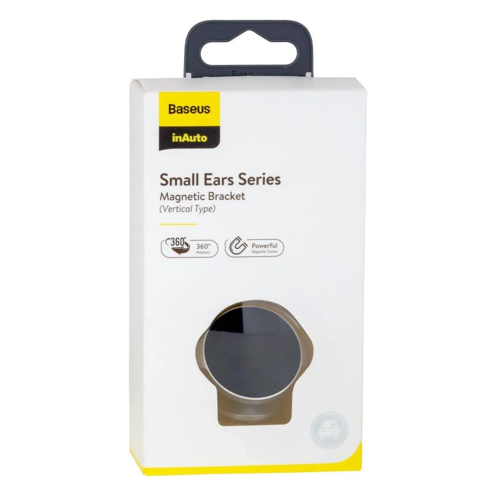 Автотримач Baseus Magnetic Small Ears 360 (Vertical type) SUER-B Колір Сталевий, 0S