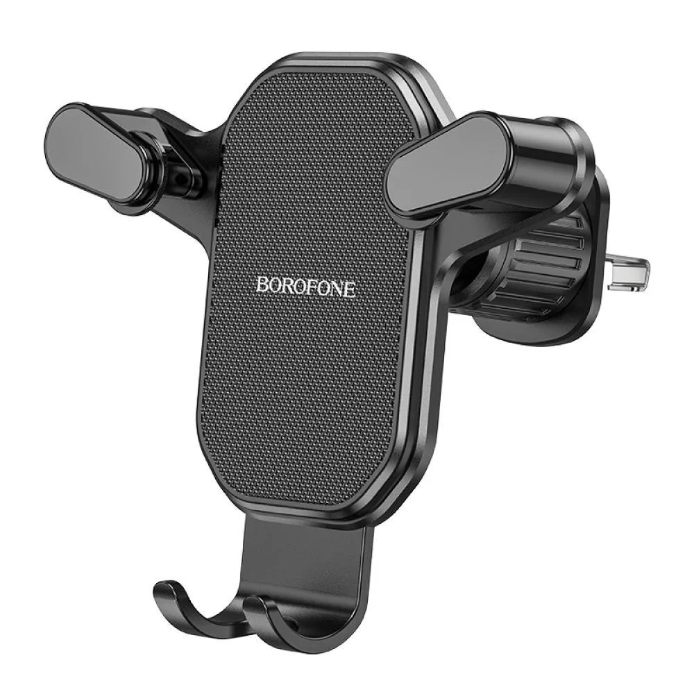 Тримач для телефона в автомобіль Borofone BH76 Soul hook clip air outlet Колір Чорний