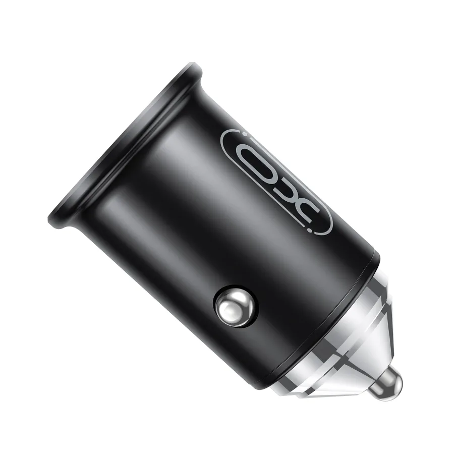 Автомобільний Зарядний Пристрій XO CC43 PD+QC3.0 45W Чорний