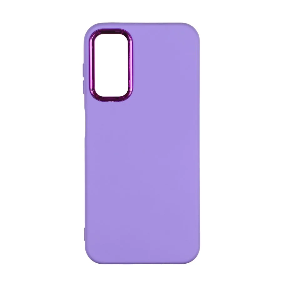 Чохол Silicone Cover Metal frame (AA) для Samsung Galaxy A14 4G (A145)/A14 5G (A146) 39.Elegant Purple