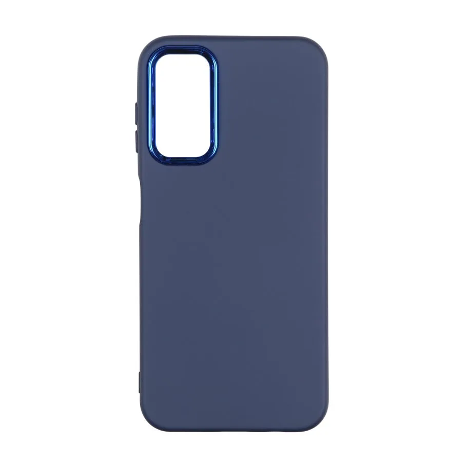 Чохол Silicone Cover Metal frame (AA) для Samsung Galaxy A14 4G (A145)/A14 5G (A146) 08.Dark Blue