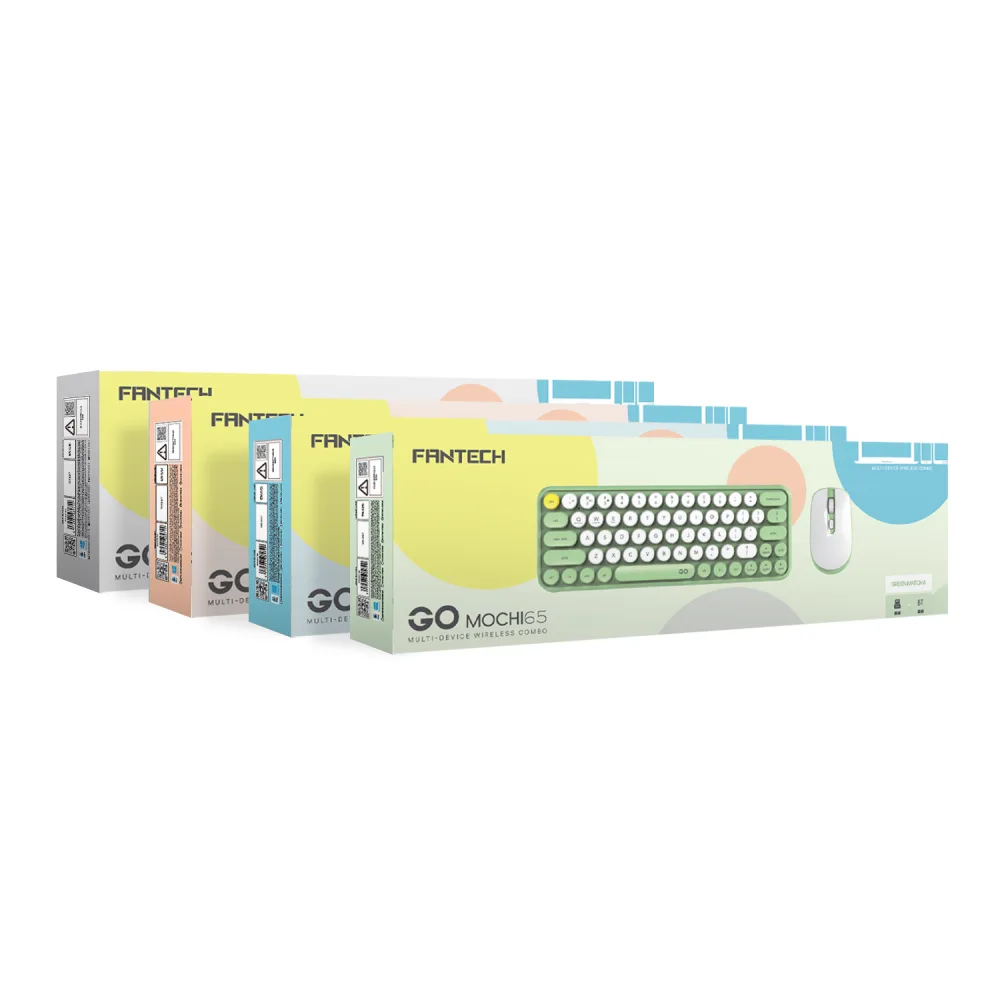 Бездротова Клавіатура і Миша FANTECH Go WK896 Сірий