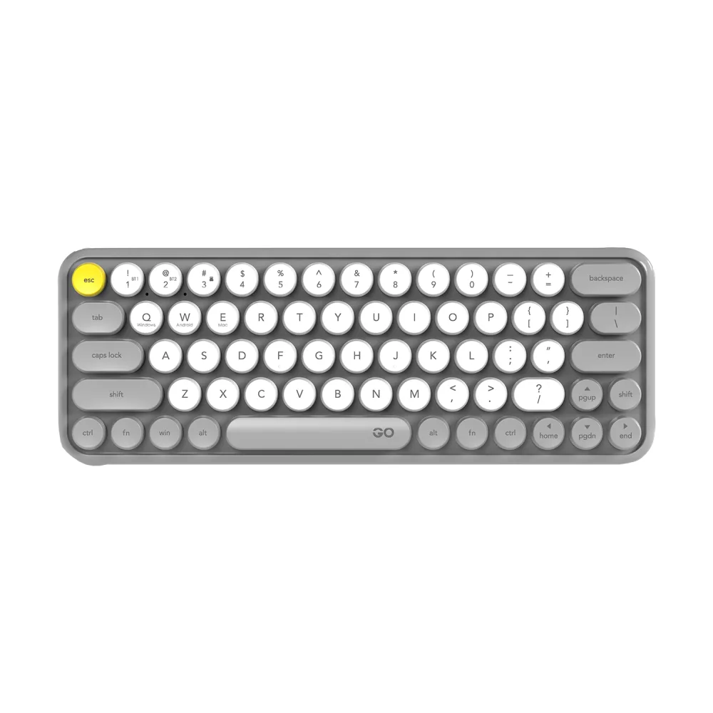 Бездротова Клавіатура і Миша FANTECH Go WK896 Сірий