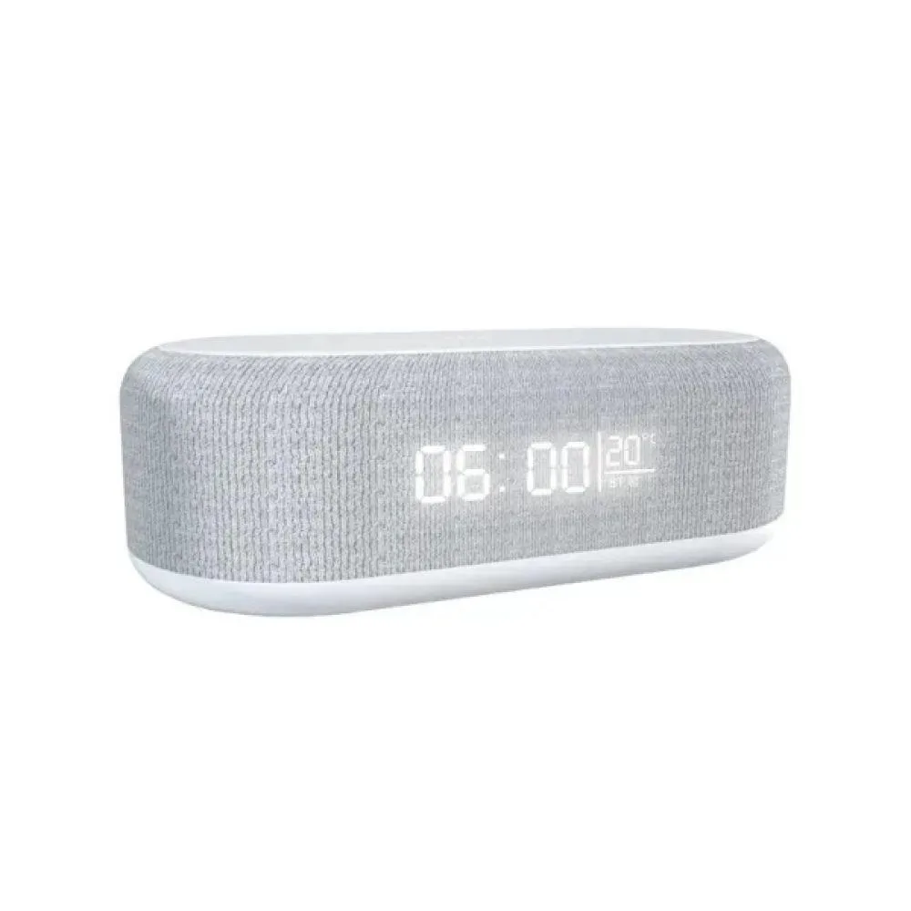 Бездротовий Зарядний Пристрій YZ-6B 6in1 RGB/Bluetooth Speaker 5W/Wireless 15W Сiрий