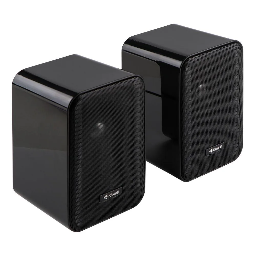 Комп'ютерні колонки Kisonli X22 RGB USB BT Колір Чорний