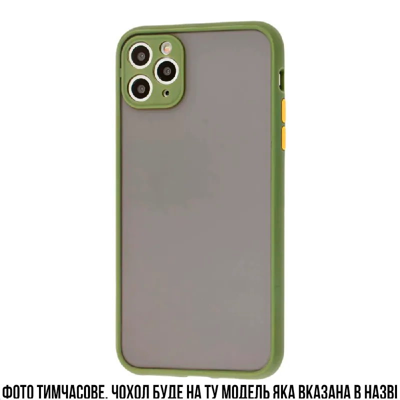Чохол для TECNO POP 4 Pro (BC3) (Протиударний із зеленими бортиками) ( PG070006 )