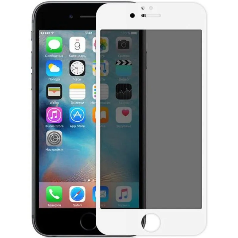 Захисне скло Privacy 5D (тех.пак) для Apple iPhone 7 plus / 8 plus (5.5