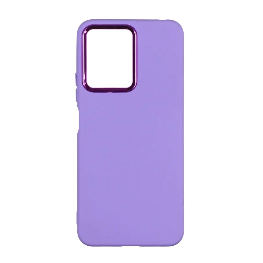 Чохол Silicone Cover Metal frame (AA) для Xiaomi Redmi Note 12 4G 39.Elegant Purple