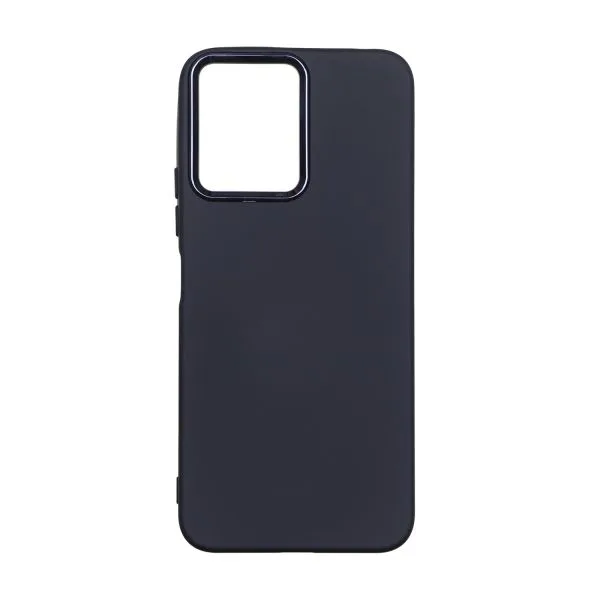 Чохол Silicone Cover Metal frame (AA) для Xiaomi Redmi Note 12 4G 18.Black