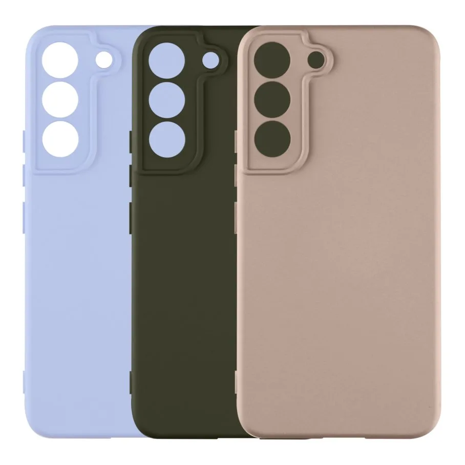Чохол Silicone Cover Full Camera (A) для Samsung Galaxy S22 5G (S901) 05.Lilac