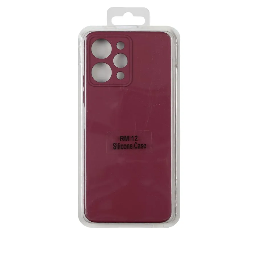 Чохол Silicone Cover Full Camera (A) для Xiaomi Redmi 12 42.Maroon