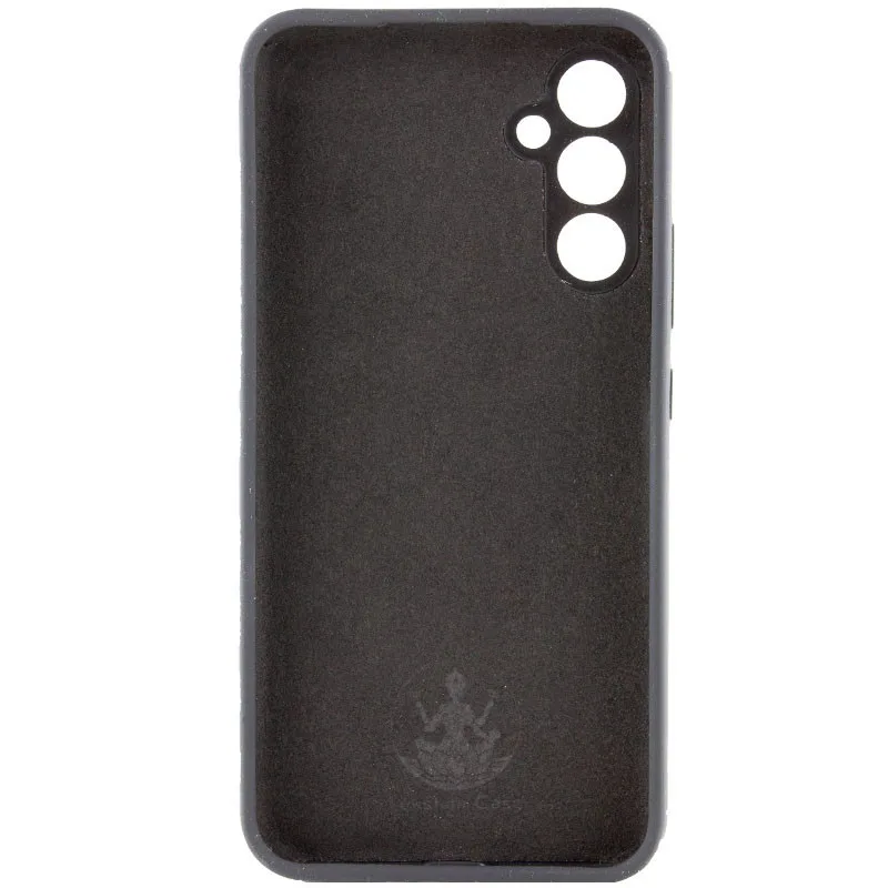 Чохол Silicone Cover Lakshmi із захистом камери (AAA) для Samsung Galaxy S24 FE Чорний / Black