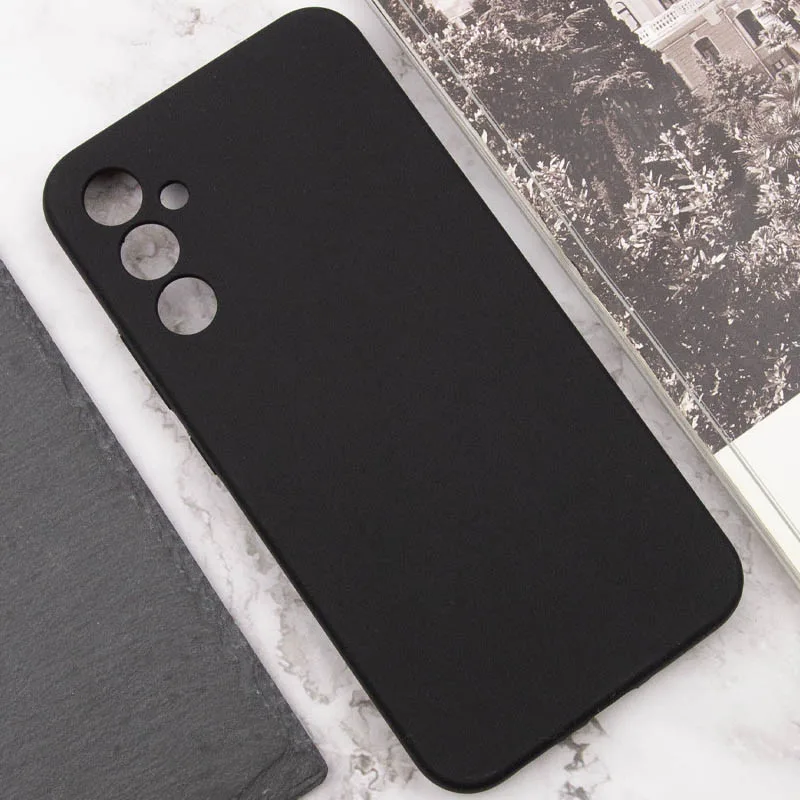 Чохол Silicone Cover Lakshmi із захистом камери (AAA) для Samsung Galaxy S24 FE Чорний / Black