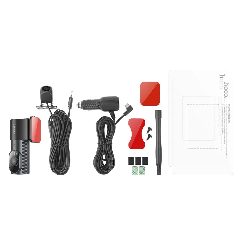 Відеореєстратор Hoco DV8 2K display hidden driving recorder (with rear camera) Black
