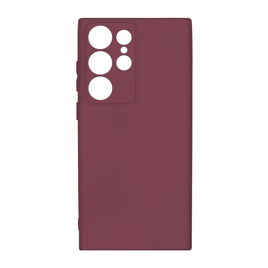 Чохол Silicone Cover Full Camera (A) для Samsung Galaxy S23 Ultra 5G (S918) 42.Maroon