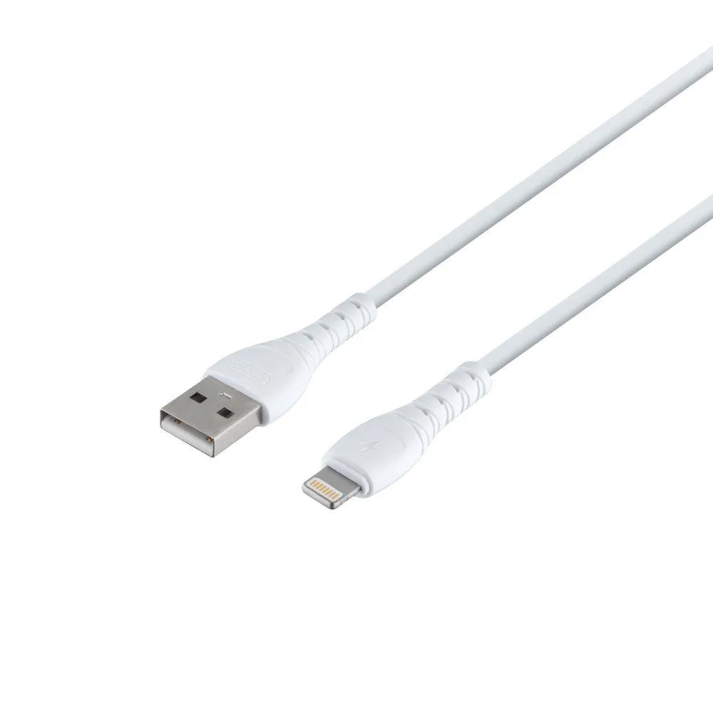 Кабель USB XO NB-Q165 Lightning 3A Чорний