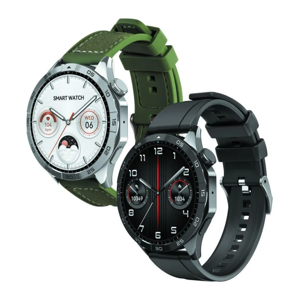 Смарт Годинник XO Watch4 AMOLED Smart Sports Call Watch Чорний
