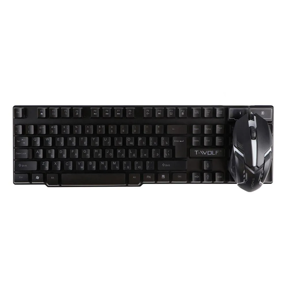 Клавіатура і Миша TWolf TF200 Чорний