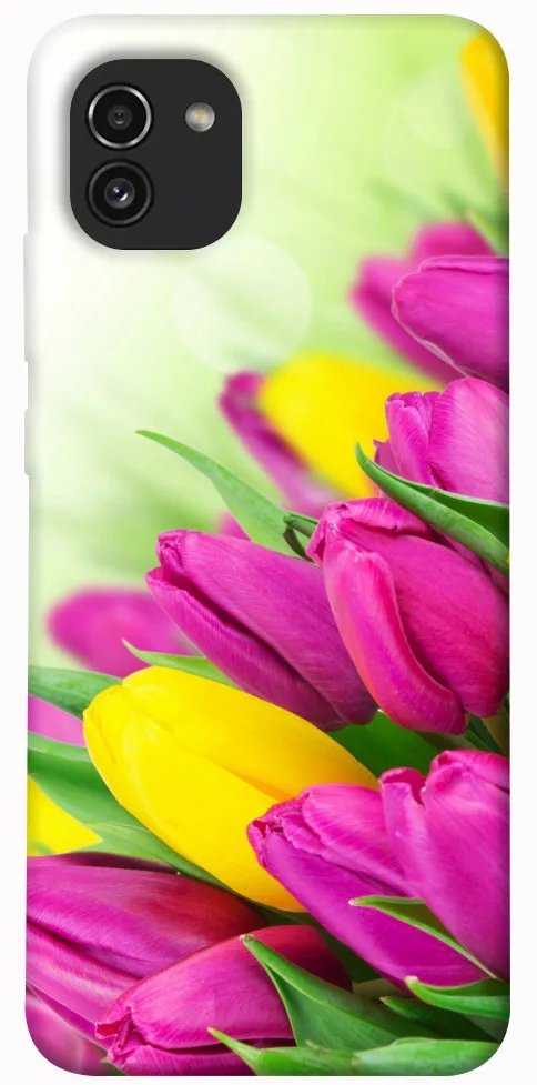 Чохол BLEX Барвисті тюльпани для Samsung Galaxy A03