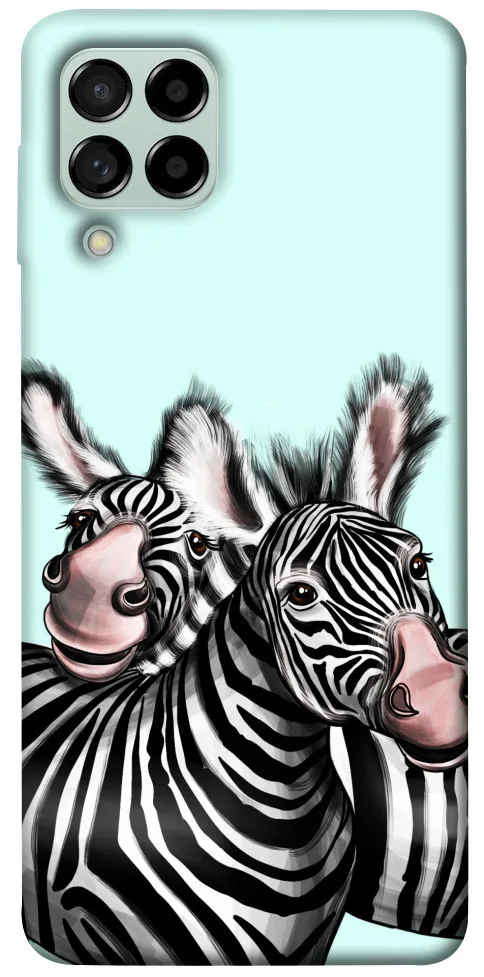Чохол BLEX Cute zebras для Samsung Galaxy M53 5G
