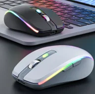 Бездротова Миша IMICE G903 LED Rechargeable 2.4G Чорний