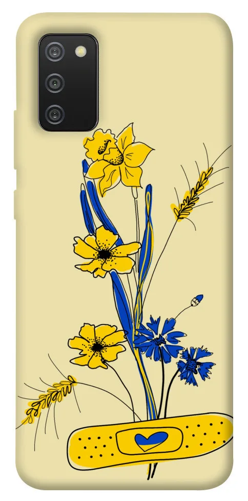 Чохол BLEX Українські квіточки для Samsung Galaxy A02s