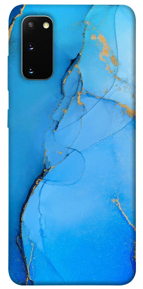 Чохол BLEX Синій із золотом для Samsung Galaxy S20