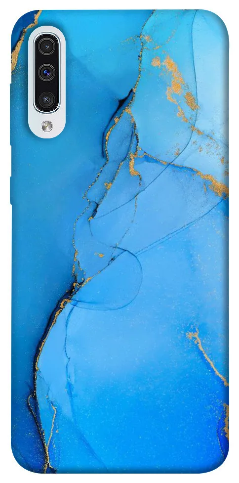 Чохол BLEX Синій із золотом для Samsung Galaxy A50 (A505F) / A50s / A30s