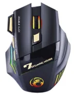 Бездротова Миша IMICE GW-X7 LED Rechargeable 2.4G Чорний