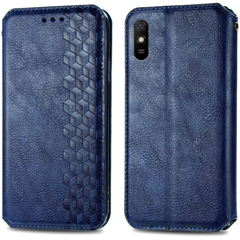 Шкіряний чохол книжка GETMAN Cubic (PU) для Xiaomi Redmi 9A