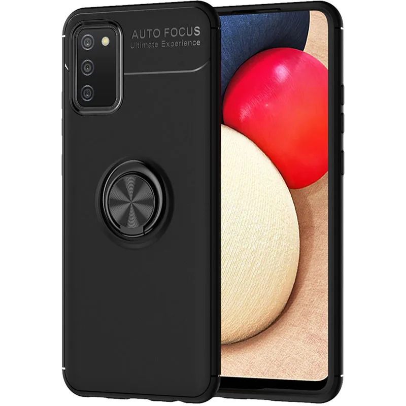 TPU чохол Deen ColorRing під магнітний тримач (opp) для Samsung Galaxy A02s