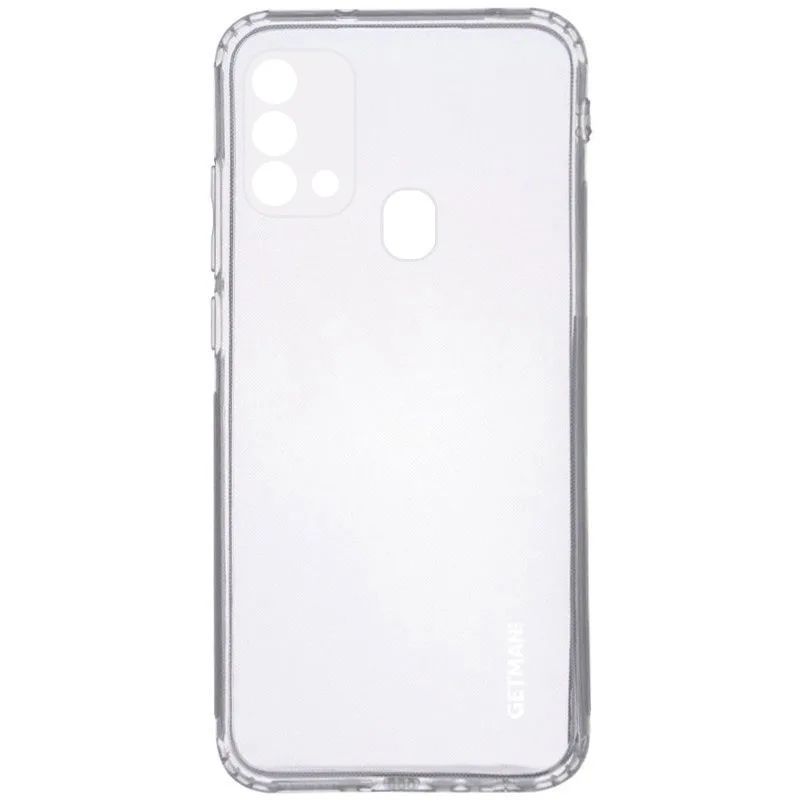 TPU чохол GETMAN Прозорий 1,0 mm для Samsung Galaxy M21s