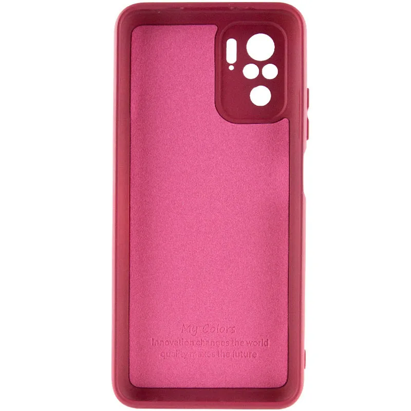 Чохол Silicone Cover My Color із захистом камери (A) для Xiaomi Redmi Note 10 / Note 10s