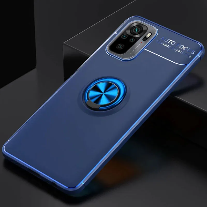 TPU чохол Deen ColorRing під магнітний тримач (opp) для Xiaomi Redmi Note 10 / Note 10s