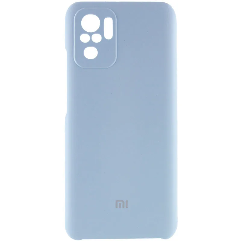 Чохол Silicone Cover із захистом камери (AAA) для Xiaomi Redmi Note 10 / Note 10s