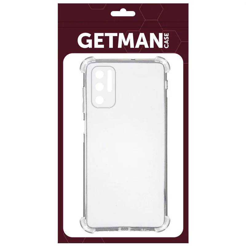 TPU чохол GETMAN Ease logo посилені кути для Xiaomi Redmi Note 10 5G / Poco M3 Pro