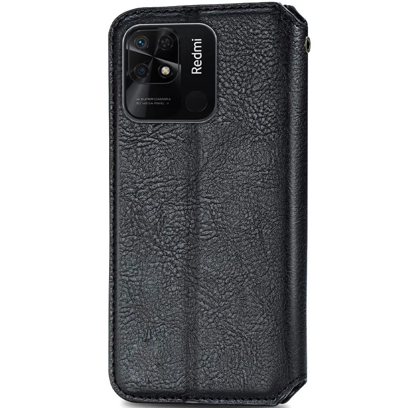 Шкіряний чохол книжка GETMAN Cubic (PU) для Xiaomi Redmi 10C