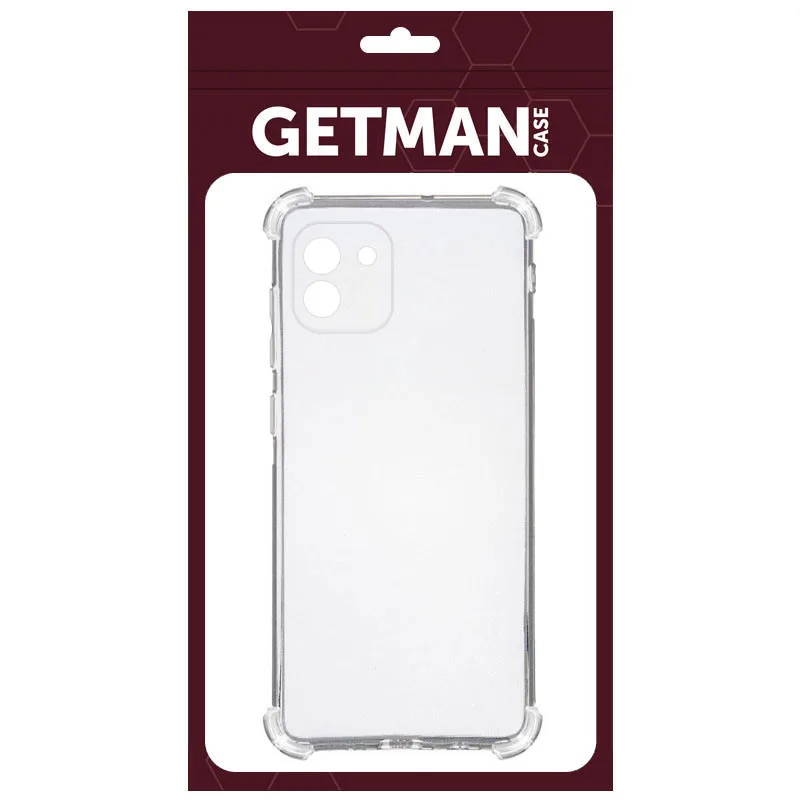 TPU чохол GETMAN Ease logo посилені кути для Samsung Galaxy A03