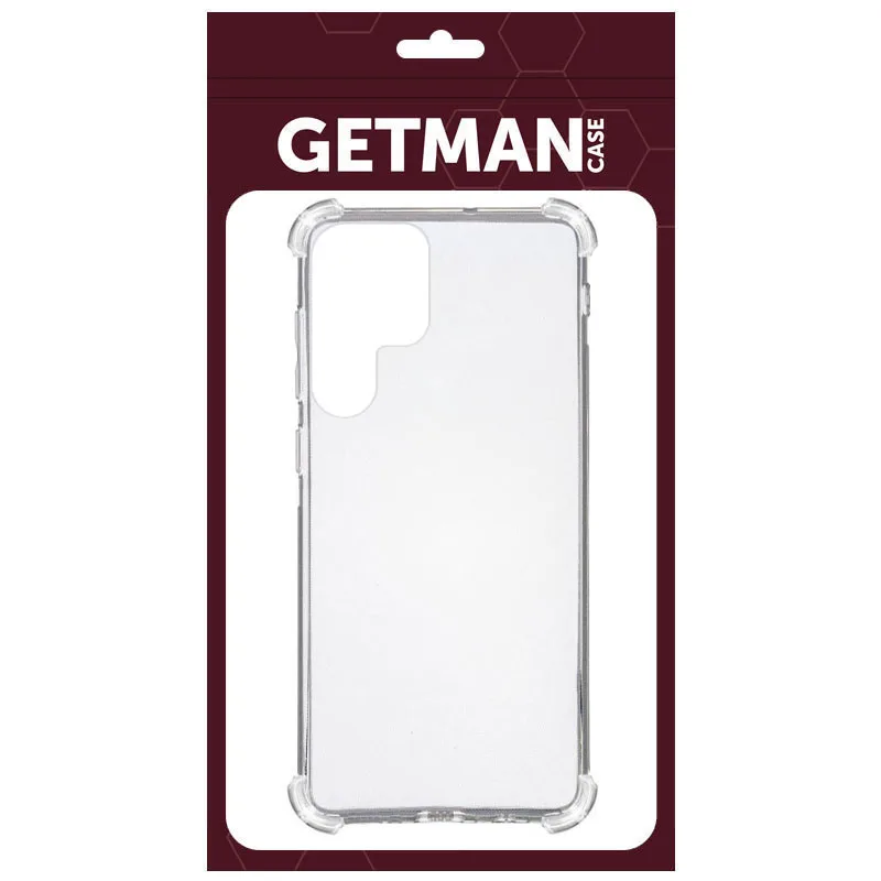 TPU чохол GETMAN Ease logo посилені кути для Samsung Galaxy S22 Ultra
