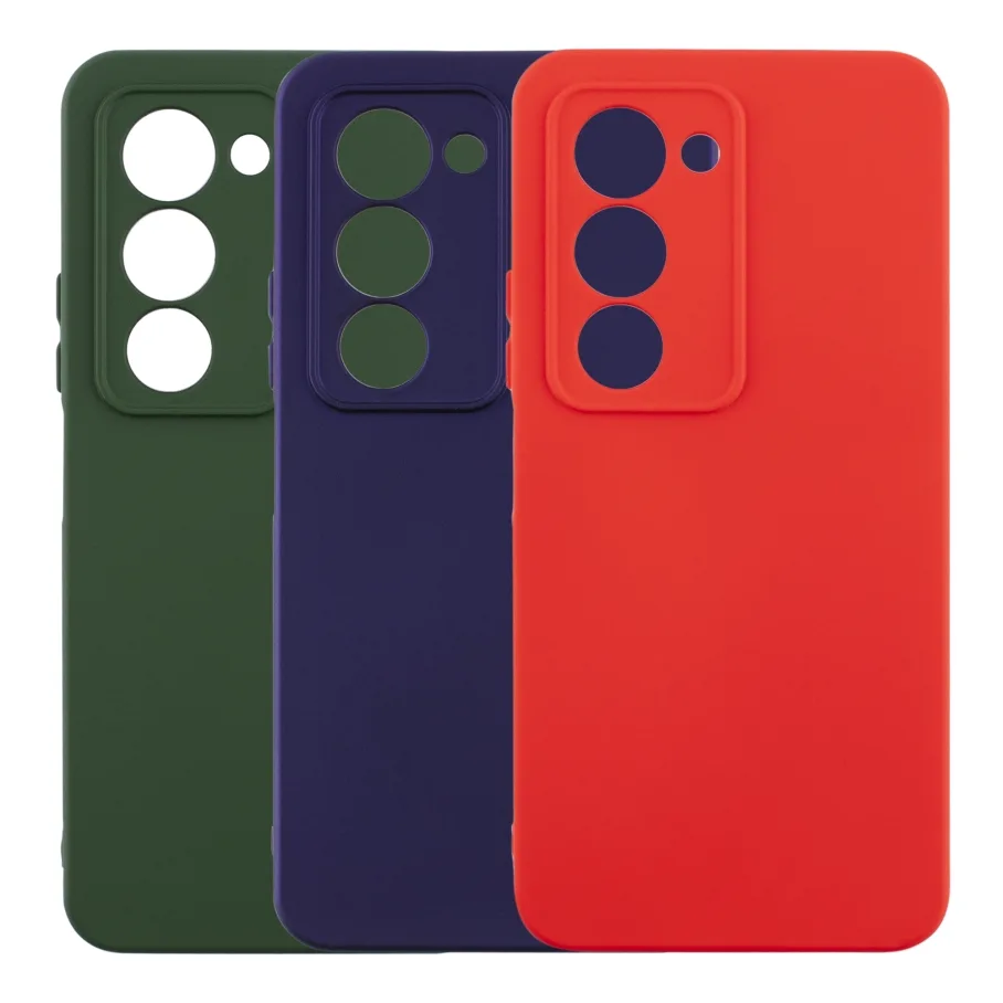Чохол Silicone Cover Full Camera (A) для Xiaomi Redmi 15 4G 14.Red
