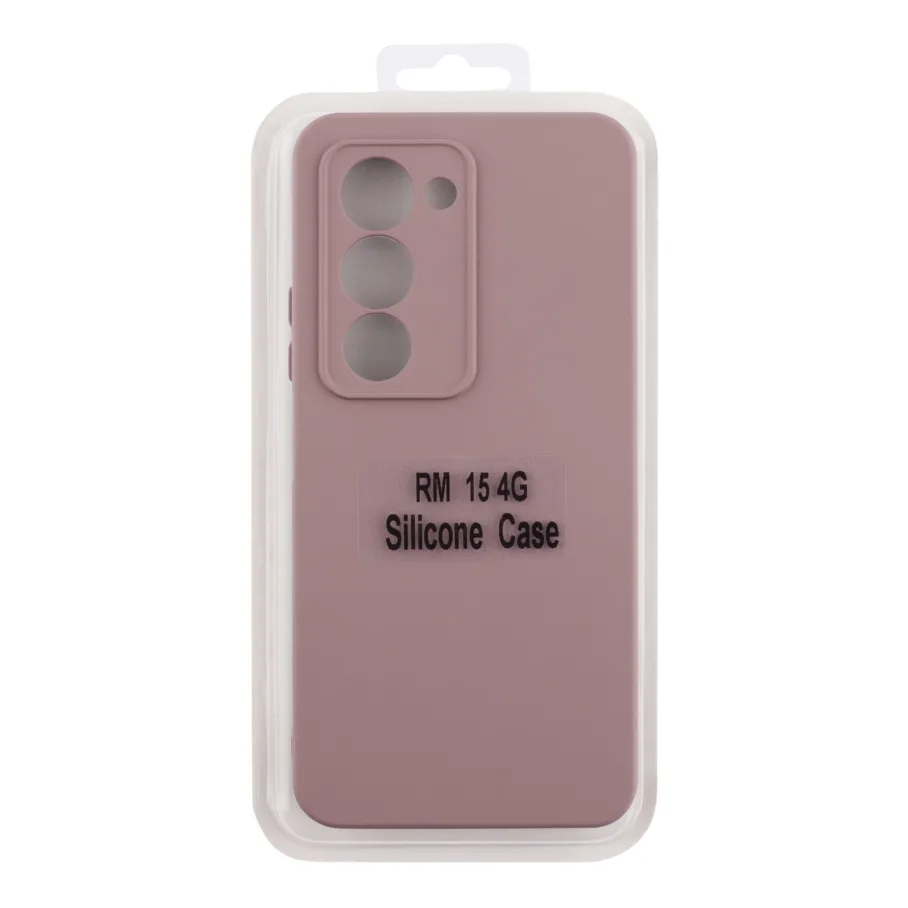 Чохол Silicone Cover Full Camera (A) для Xiaomi Redmi 15 4G 19.Pink Sand