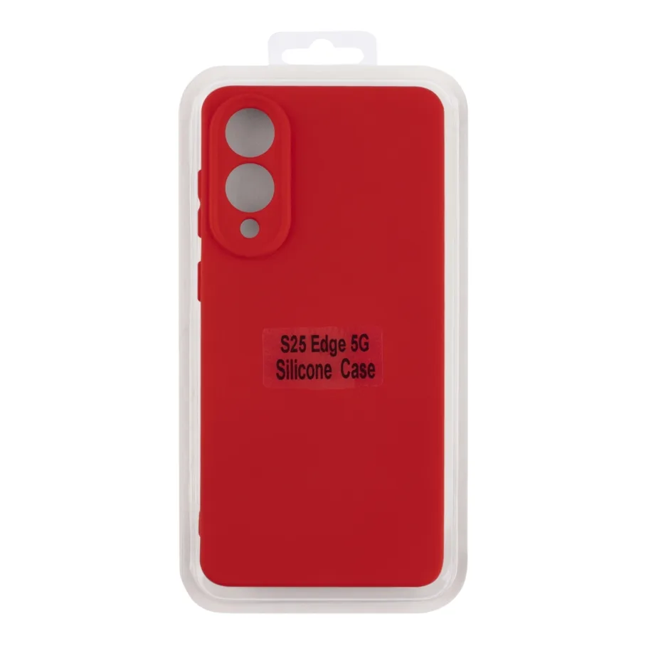Чохол Silicone Cover Full Camera (A) для Samsung Galaxy S25 Edge 5G (S937) 14.Red