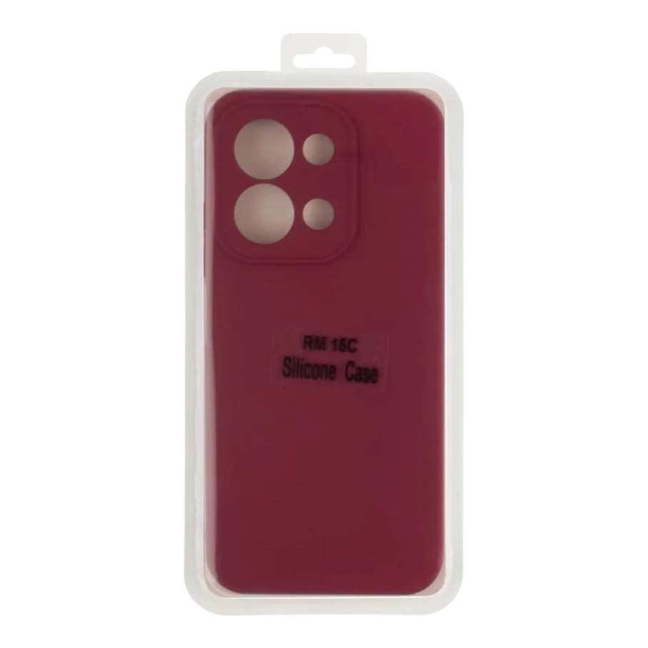Чохол Silicone Cover Full Camera (A) для Xiaomi Redmi 15C/Poco C85 42.Maroon