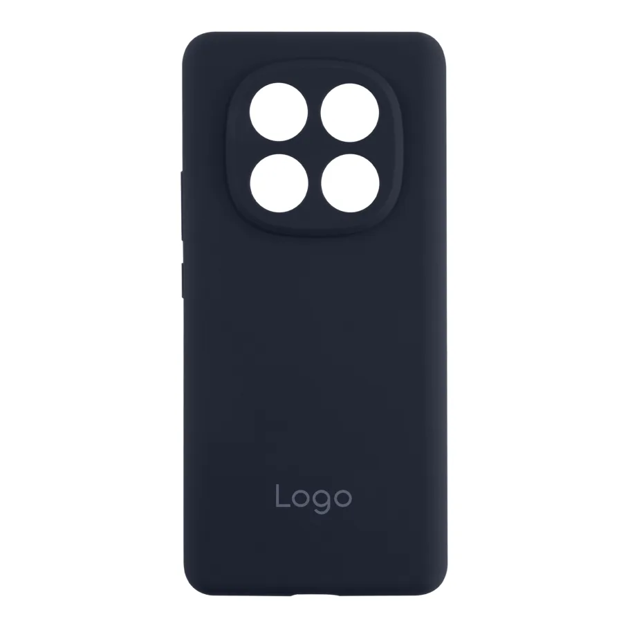 Чохол Liquid Silicone (AA) Full Camera для Xiaomi Redmi Note 14 Pro 5G/Poco X7 5G 08.Dark Blue