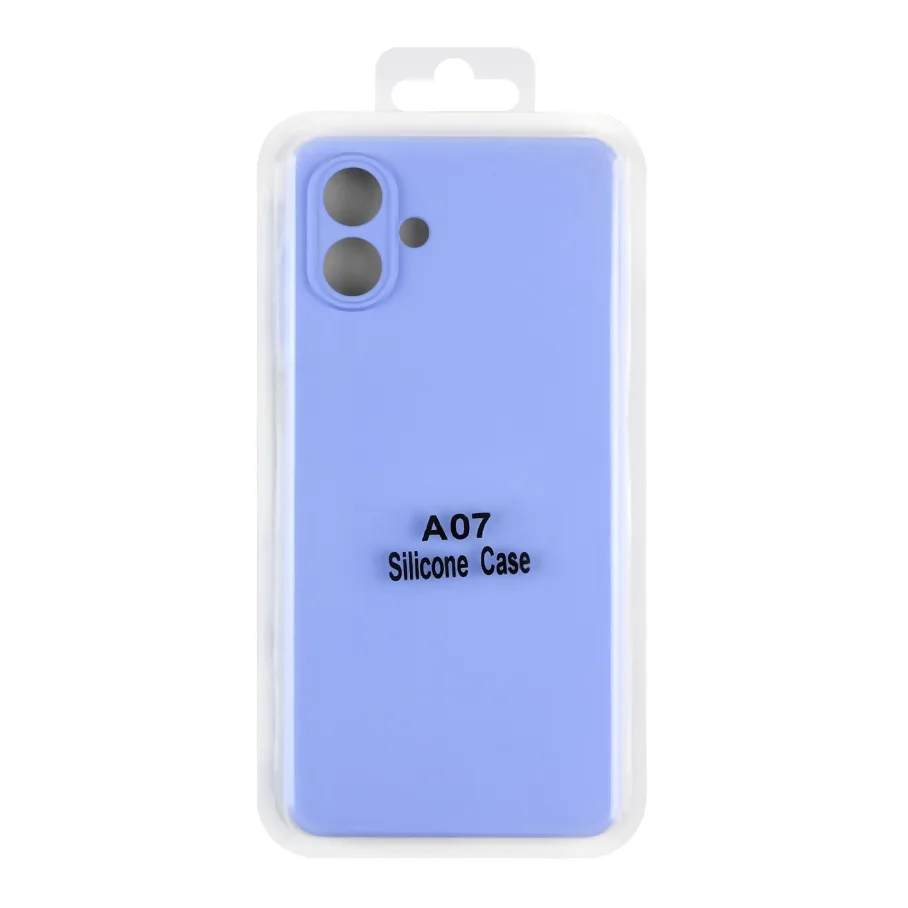 Чохол Silicone Cover Full Camera (A) для Samsung Galaxy A07 (A075) 05.Lilac