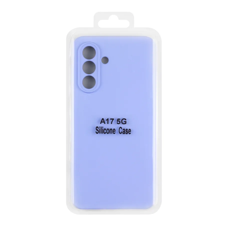 Чохол Silicone Cover Full Camera (A) для Samsung Galaxy A17 (A175)/A17 5G (A176) 05.Lilac