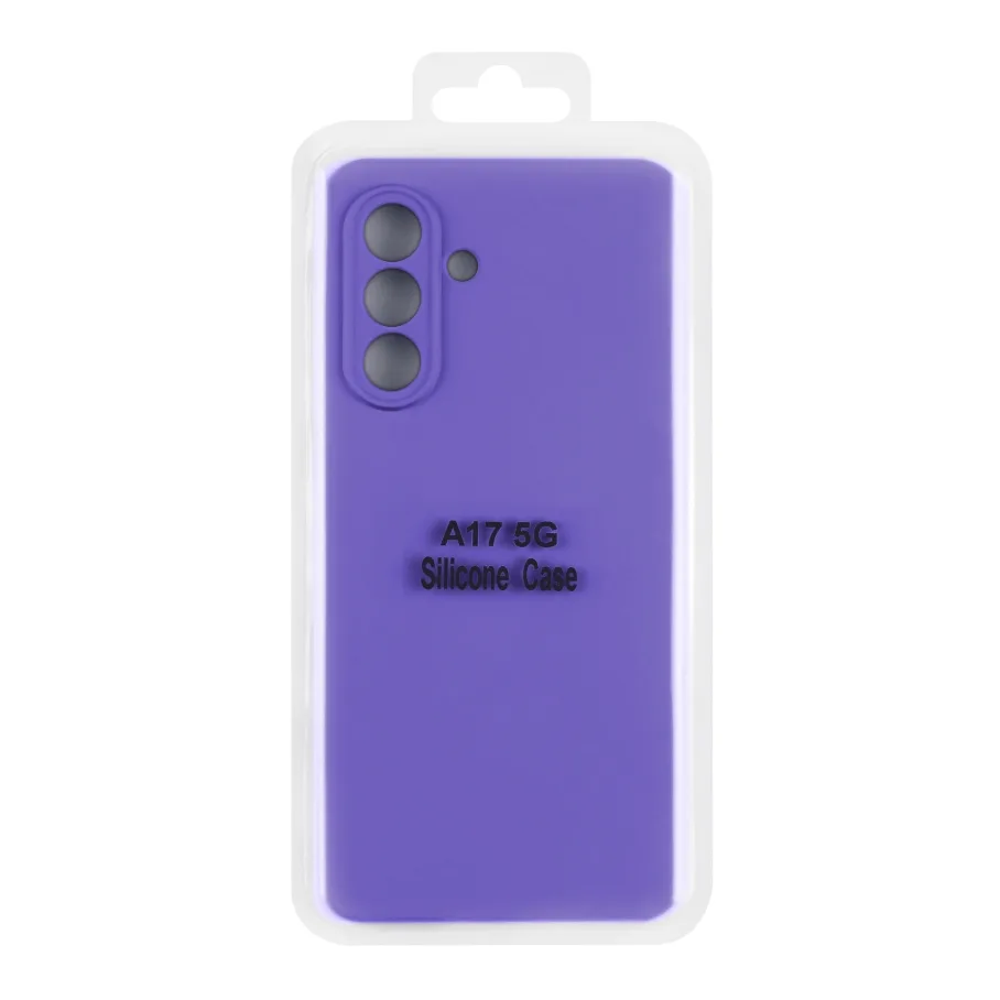 Чохол Silicone Cover Full Camera (A) для Samsung Galaxy A17 (A175)/A17 5G (A176) 39.Elegant Purple