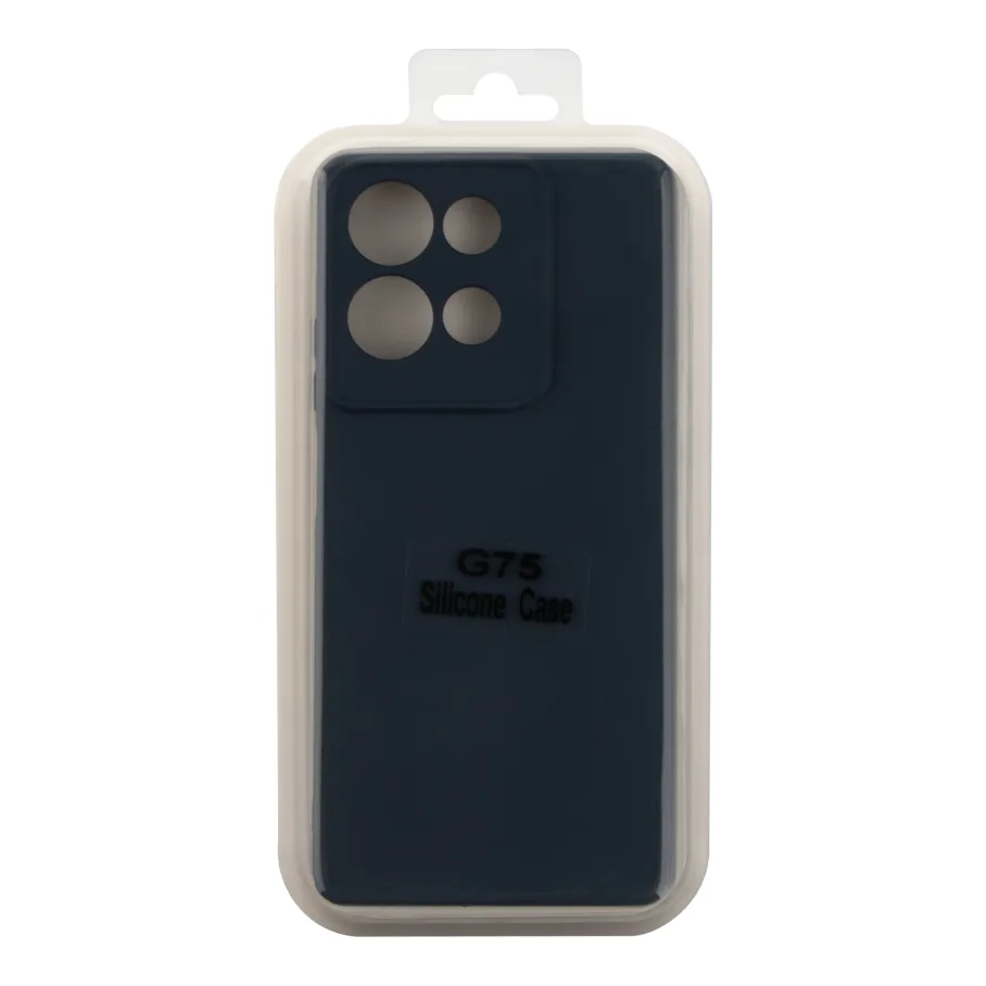 Чохол Silicone Cover Full Camera (A) для Motorola G75 08.Dark Blue