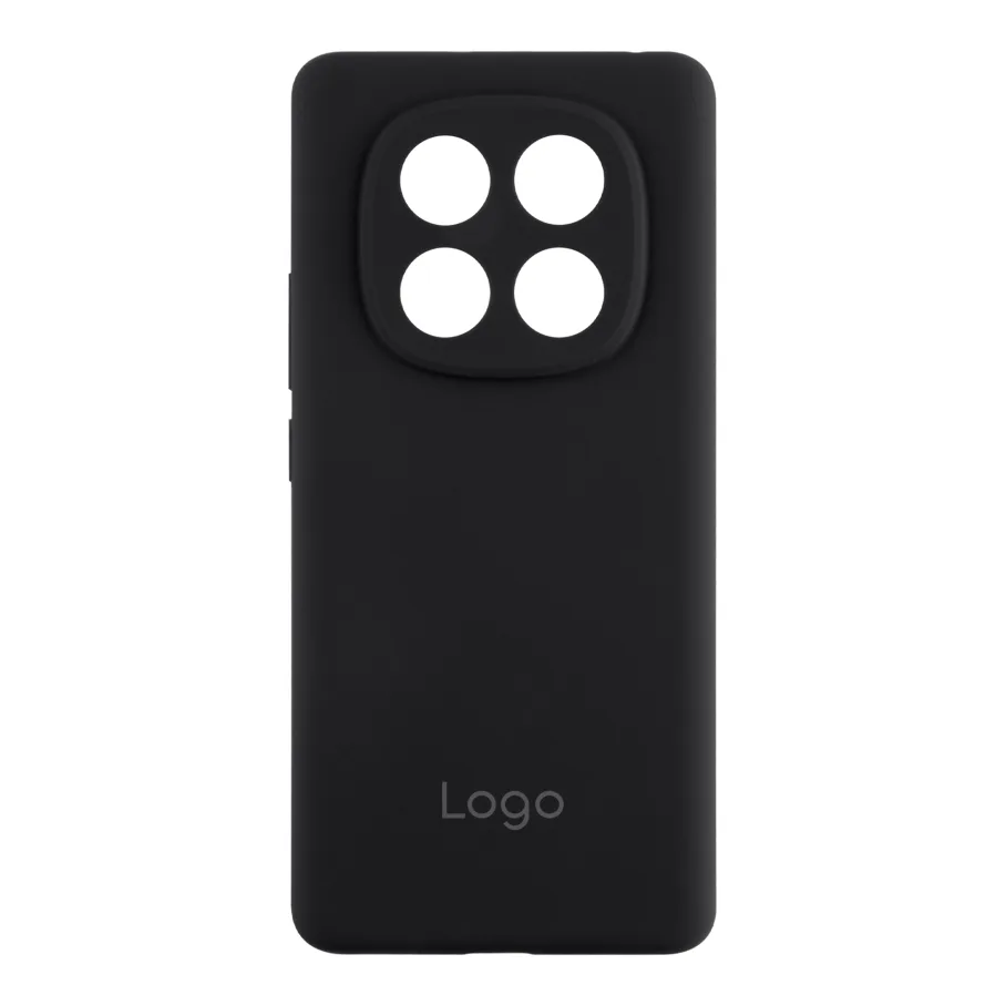 Чохол Liquid Silicone (AA) Full Camera для Xiaomi Redmi Note 14 Pro 4G 18.Black