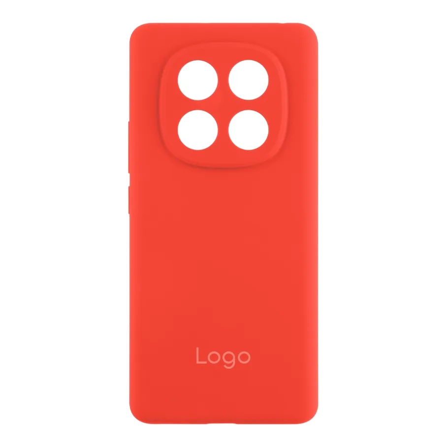Чохол Liquid Silicone (AA) Full Camera для Xiaomi Redmi Note 14 Pro 4G 14.Red